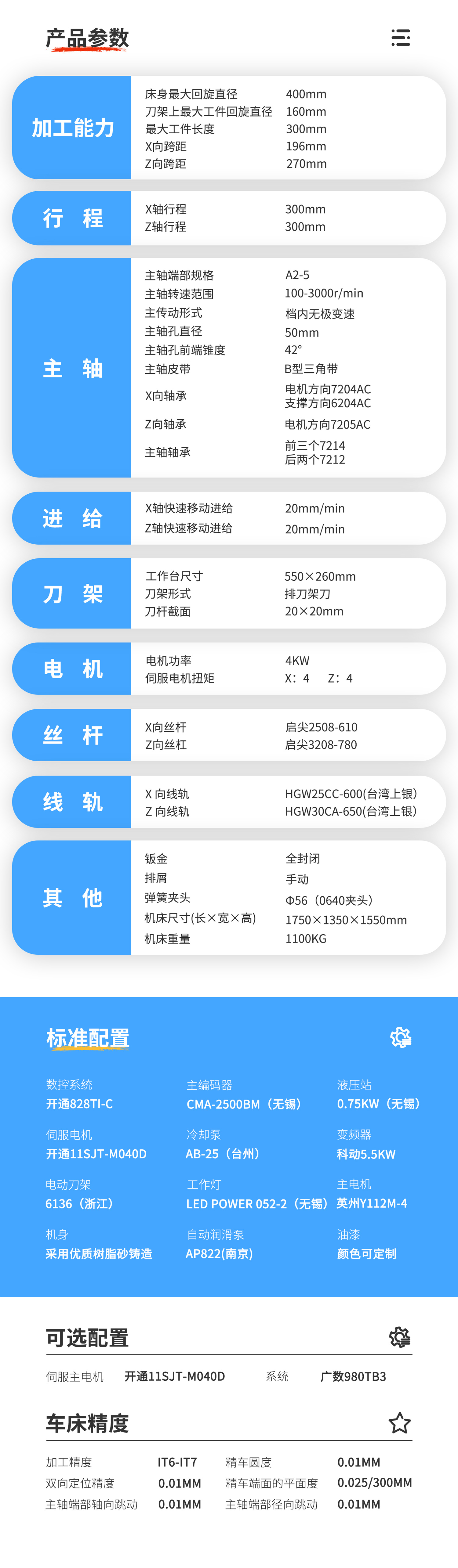 迅鵬數控機床ck0640 小型高精儀表數控車床 線軌不帶尾座圖